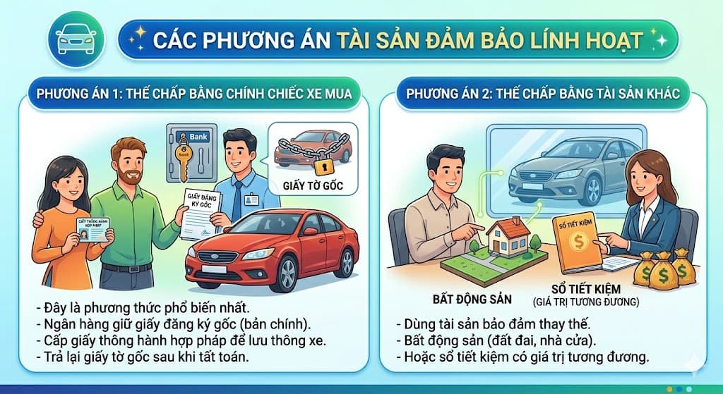 Hồ sơ vay vốn mua xe ô tô trả góp